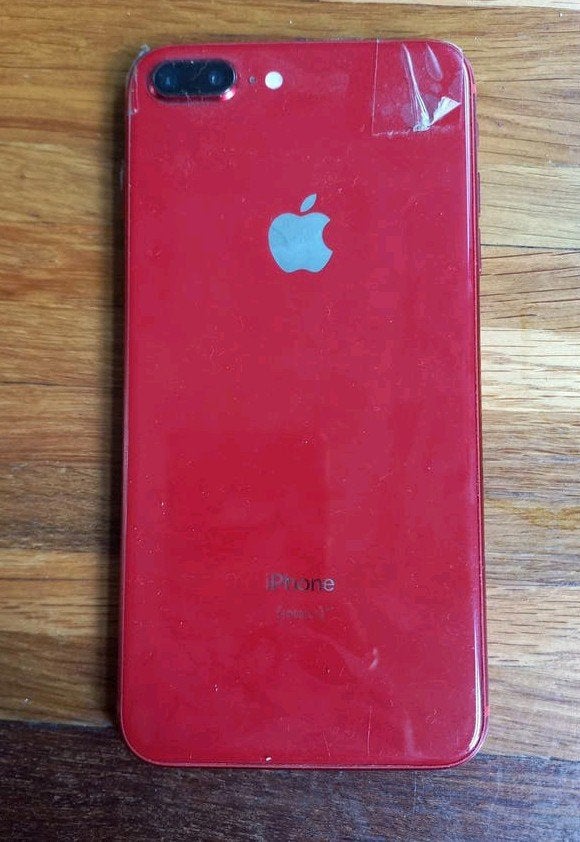 iPhone 8 Plus Rood - Gebarsten scherm, stuk, Telecommunicatie, IPhone 8 Plus, Ophalen of Verzenden, 64 GB, Niet werkend
