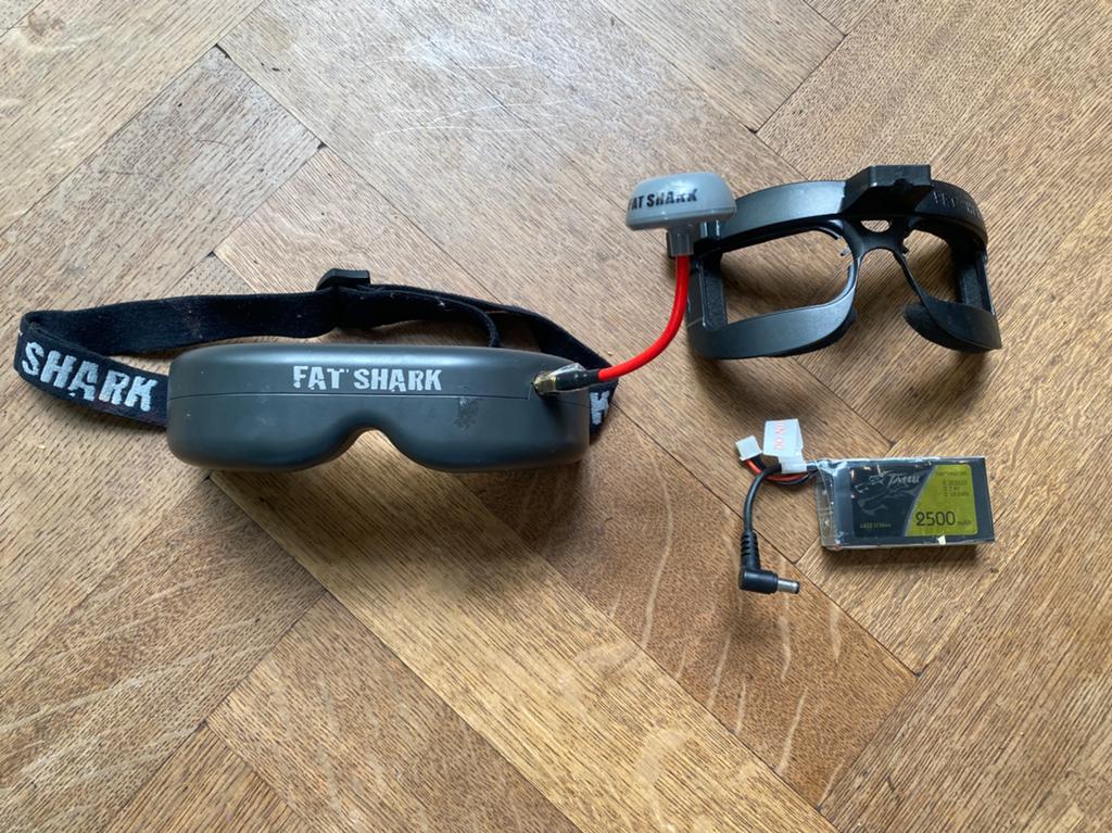 FatShark FPV Bril V2, Ophalen of Verzenden, Gebruikt