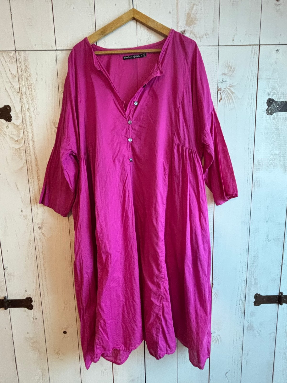 Gudrun Sjoden Tuniek/Jurk Magenta Maat XL, Ophalen of Verzenden, Zo goed als nieuw, Maat 46/48 (XL) of groter, Roze