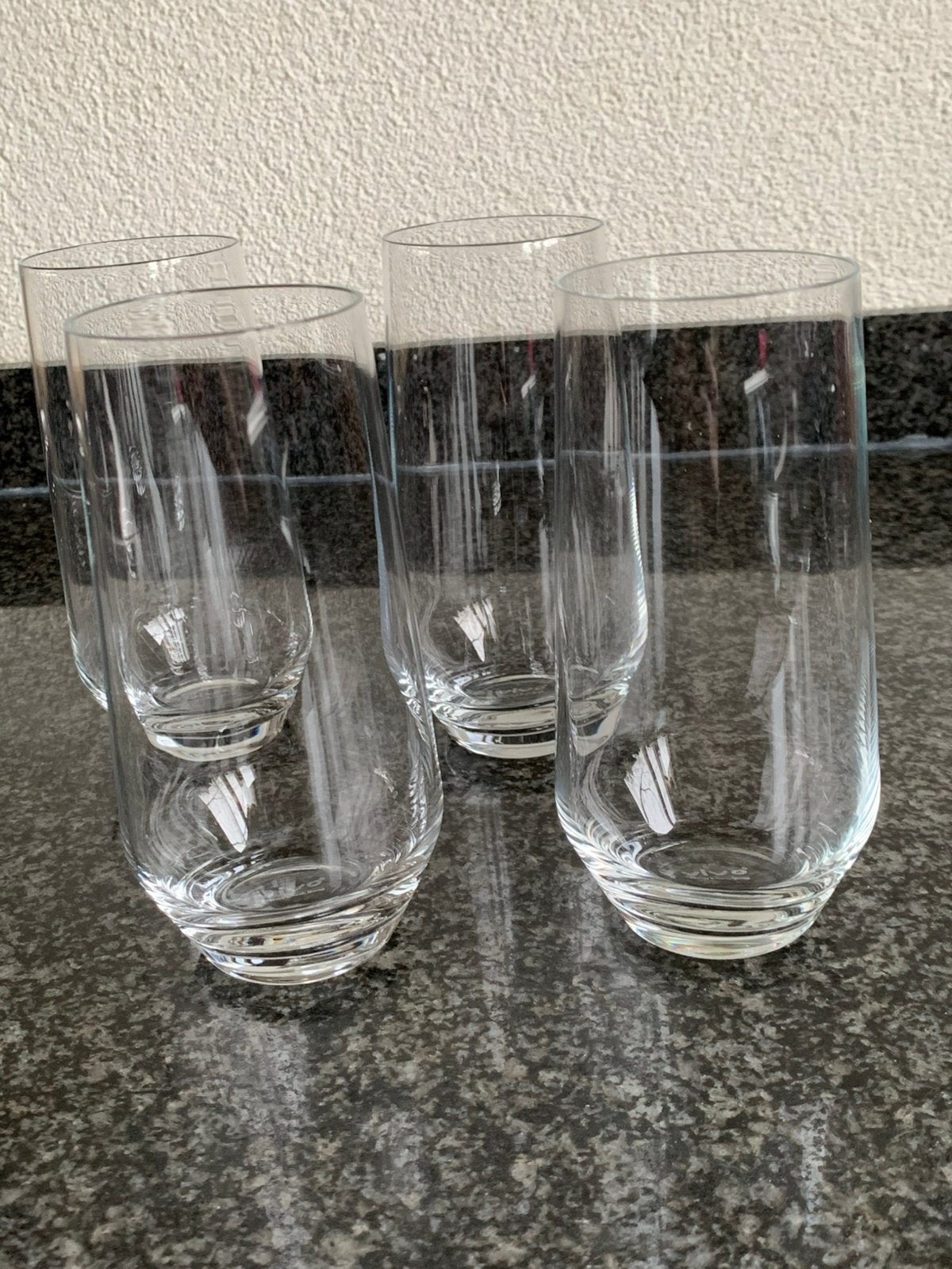 Villeroy & Boch Vivo 4 longdrinkglazen - kristalglas set €18, Ophalen, Zo goed als nieuw, Frisdrankglas