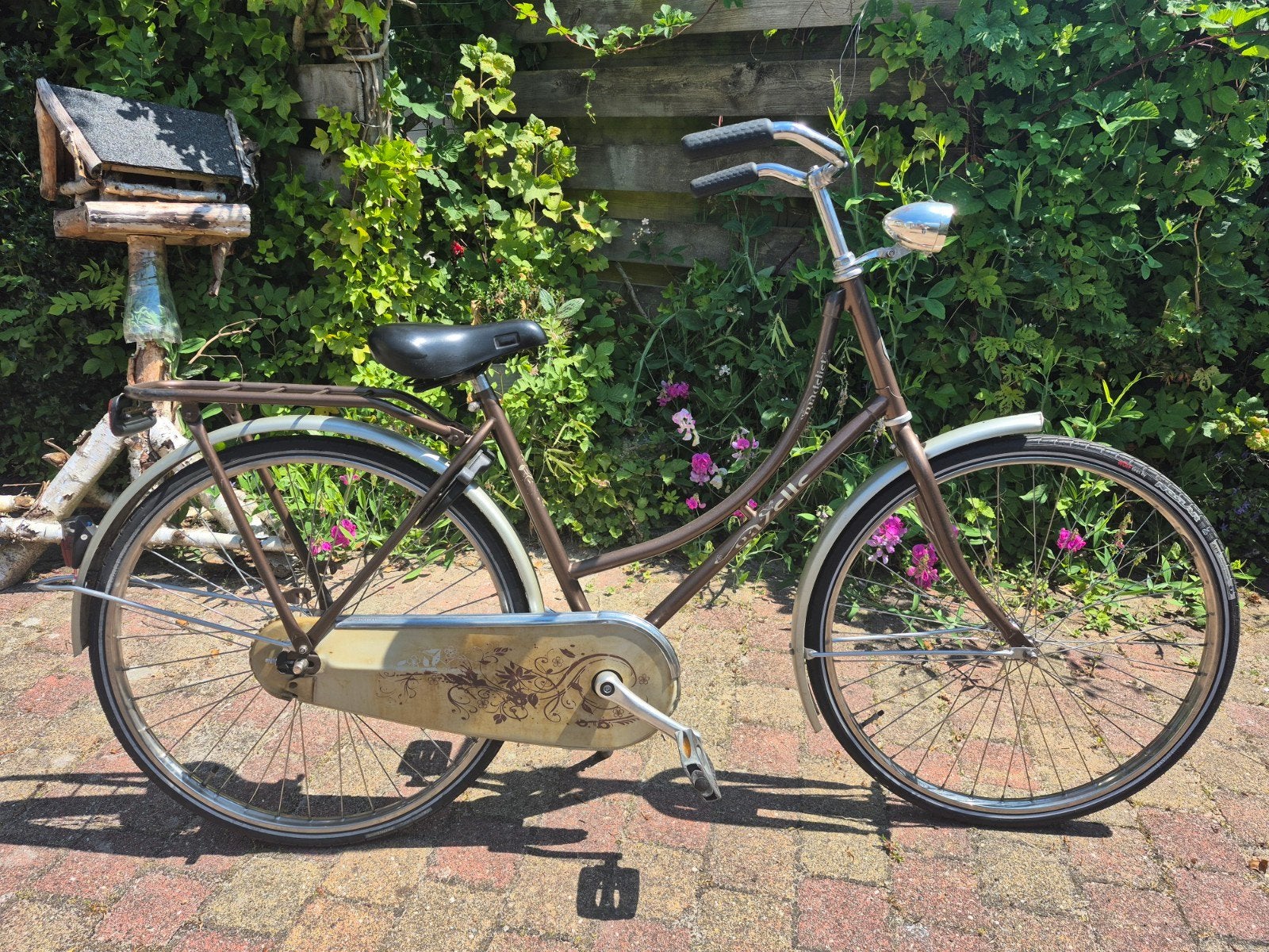 Gazelle oma/meisjesfiets 26 inch., Fietsen en Brommers, Minder dan 47 cm, Ophalen, Gebruikt, Gazelle