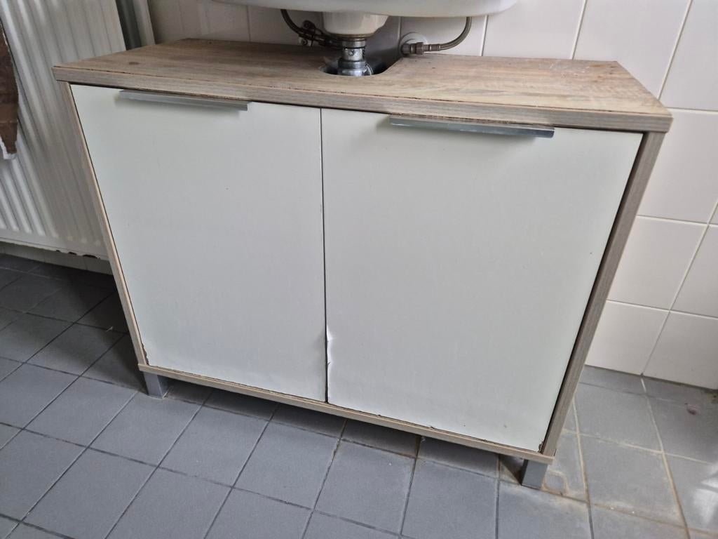 Vandaaf gratis af te halen! Wastafelkast, Ophalen of Verzenden, Gebruikt, 25 tot 50 cm, Minder dan 100 cm