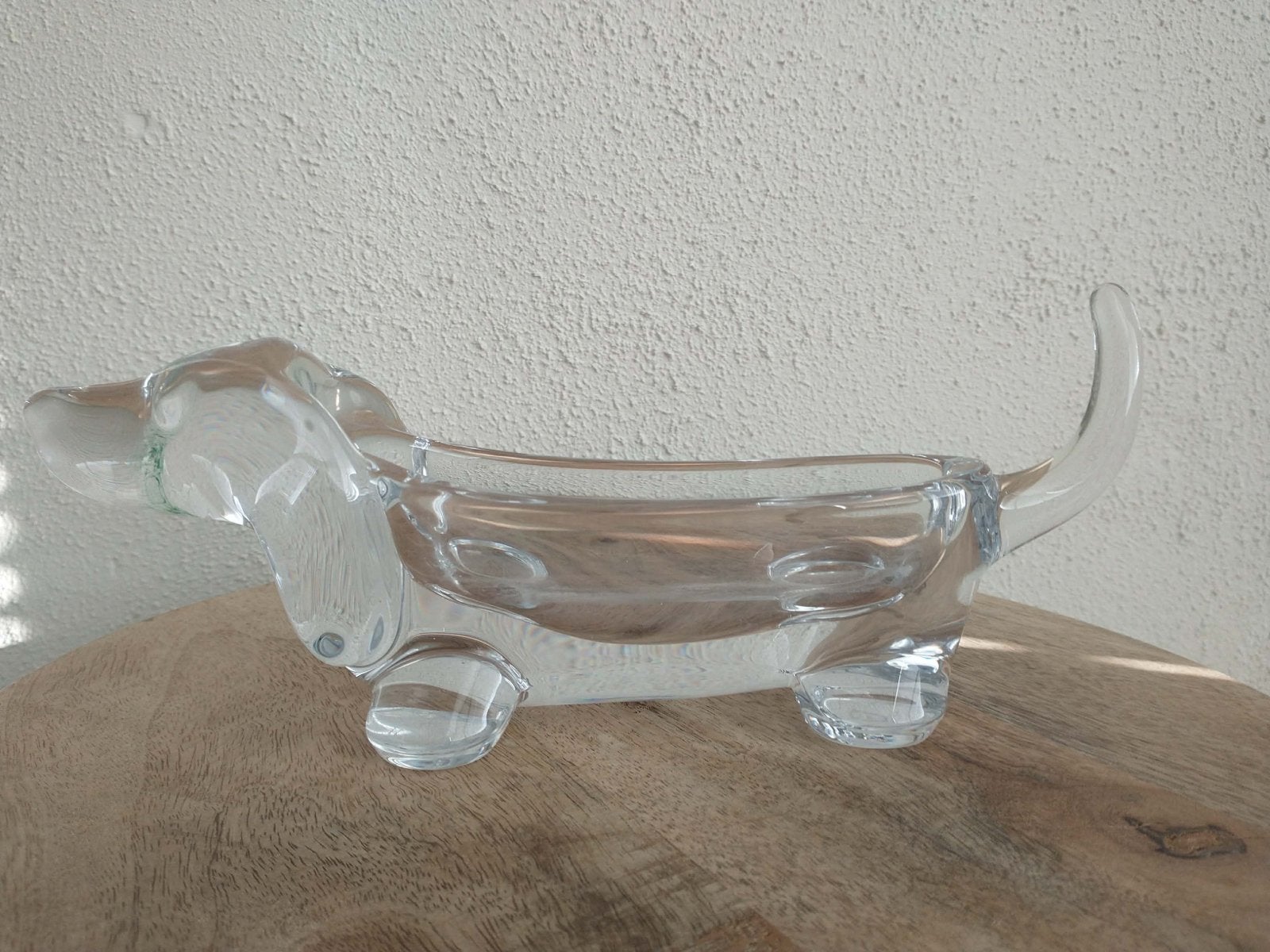 Vintage Glazen Teckel, Ophalen of Verzenden