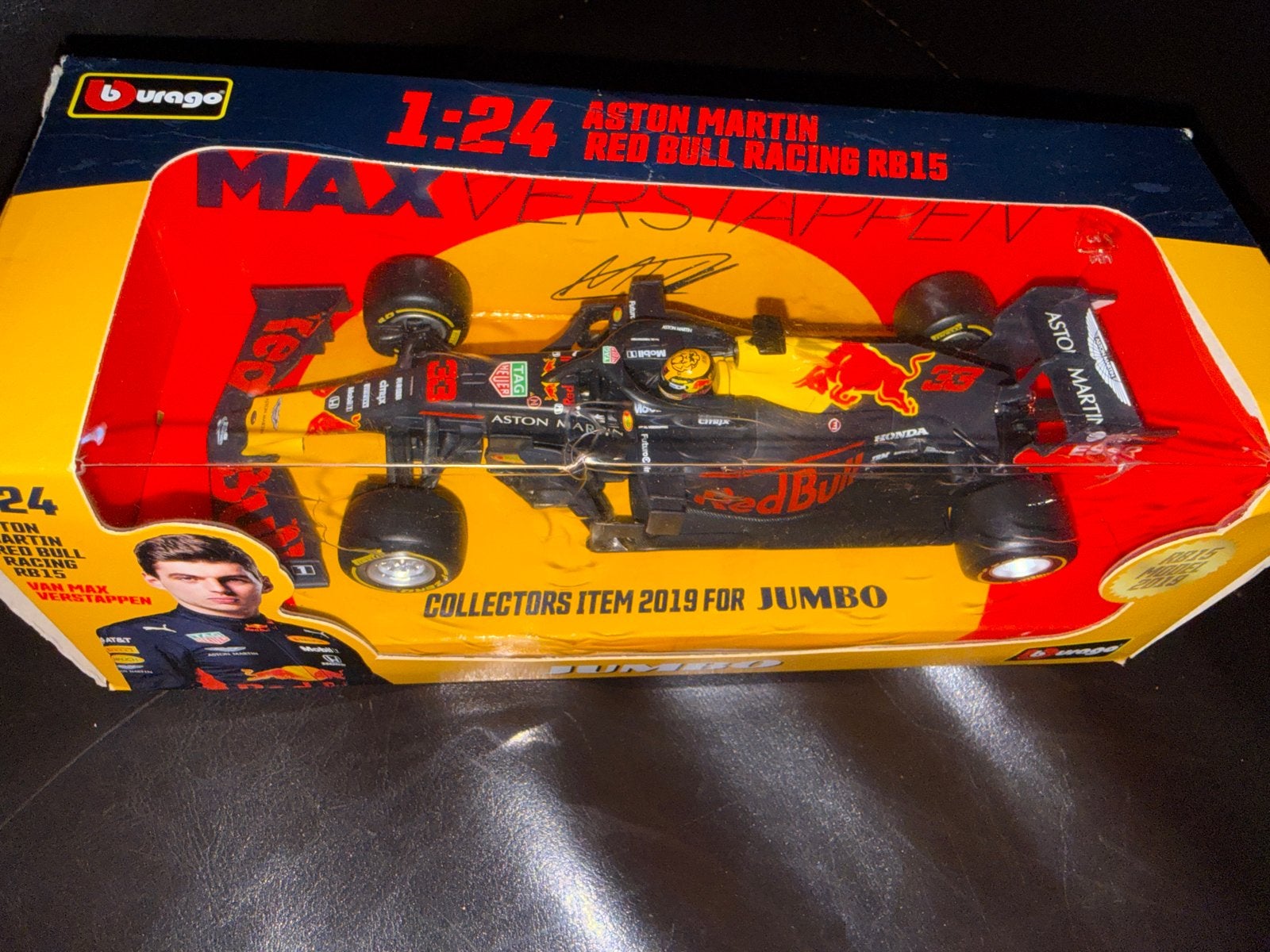 Bburago Aston Martin Red Bull Racing RB15 Max Verstappen, Ophalen of Verzenden, Nieuw, Auto, Bburago