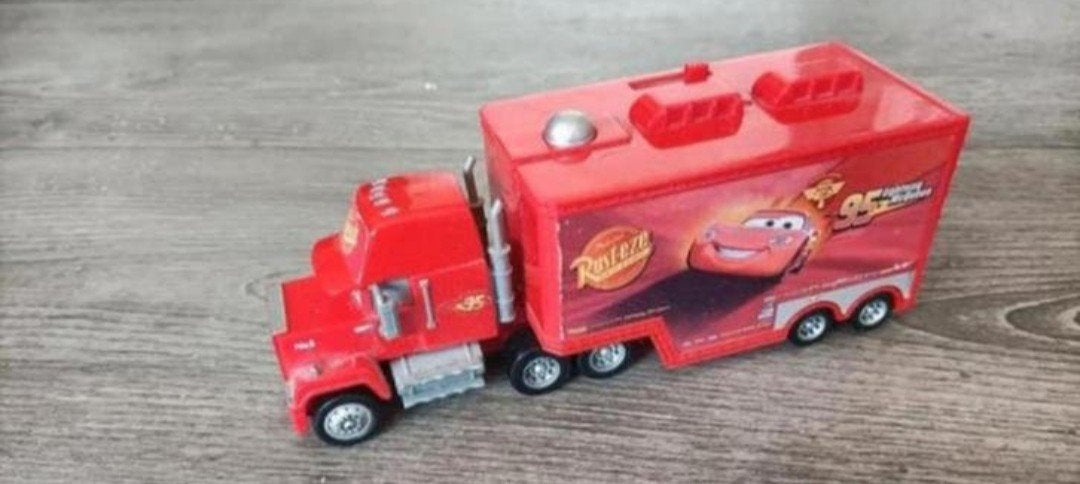 🚙cars vrachtwagen: mack🚙, Verzenden, Zo goed als nieuw