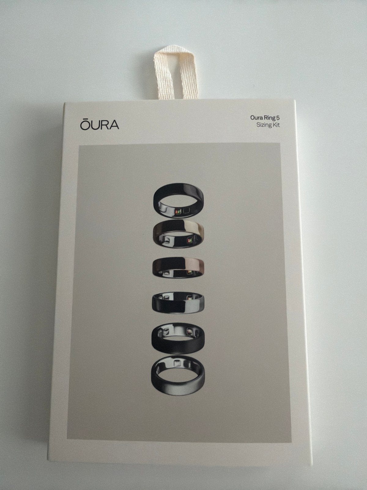 Oura Ring 5 Sizing Kit - Maatbepalingsset, Sieraden, Tassen en Uiterlijk, Kunststof, Wit, Nieuw, Ophalen of Verzenden