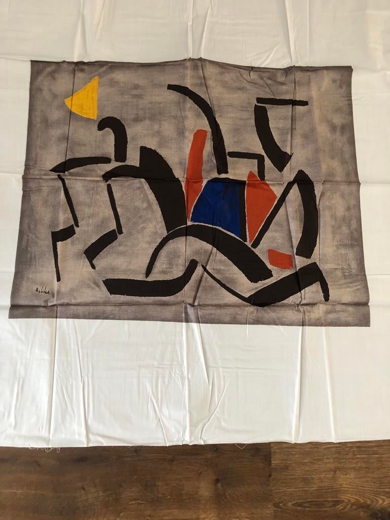 Doek met reproductie van Toon Kelder schilderij, Antiek en Kunst, Kunst | Schilderijen | Modern, Ophalen