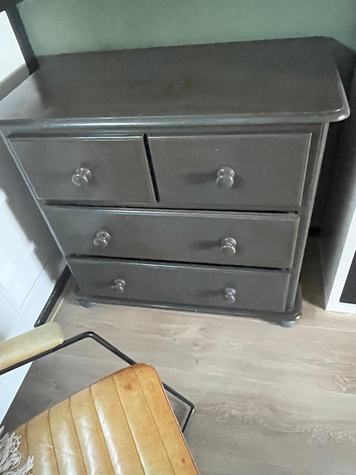 Grenen kastje, Ophalen, 50 tot 100 cm, Zo goed als nieuw, 3 of 4 laden