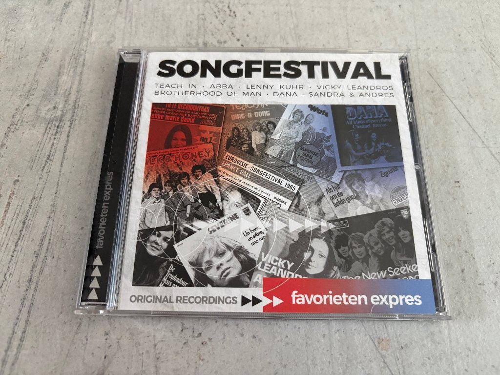 Favorieten Expres - Songfestival CD, Ophalen of Verzenden, Zo goed als nieuw, Pop