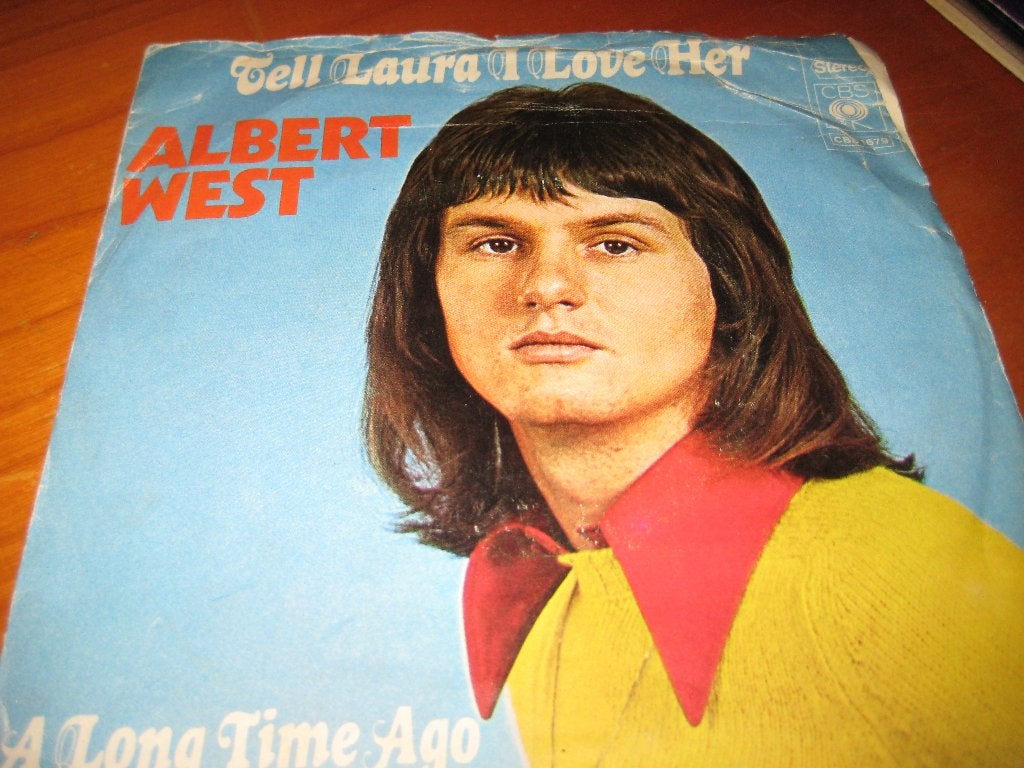 Albert West: Tell Laura I love her, Ophalen of Verzenden, Zo goed als nieuw, Pop