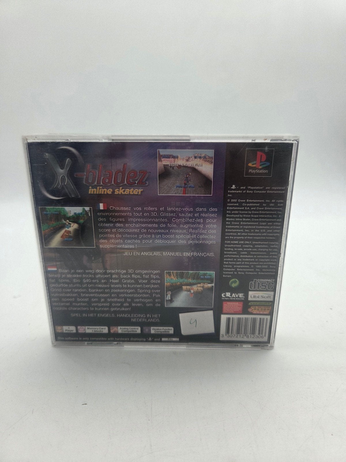 X-Bladez Inline Skater - PlayStation 1 (PS1), Gebruikt, 1 speler, Onbekend, Ophalen of Verzenden