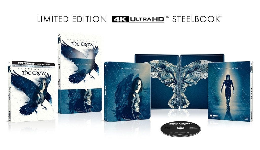 The Crow [30th Anniversary Limited Edition 4K UHD Steelbook], Ophalen of Verzenden, Zo goed als nieuw, Actie