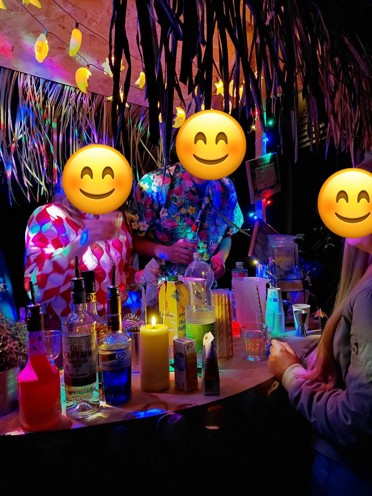 Tiki bar voor Hawaï themafeest incl haai, Ophalen, Gebruikt, Feestartikel, Overige
