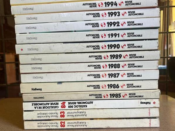 Automobil Revue / Revue Automobile Jaarboeken (1982-2017), Ophalen of Verzenden, Gelezen, Algemeen