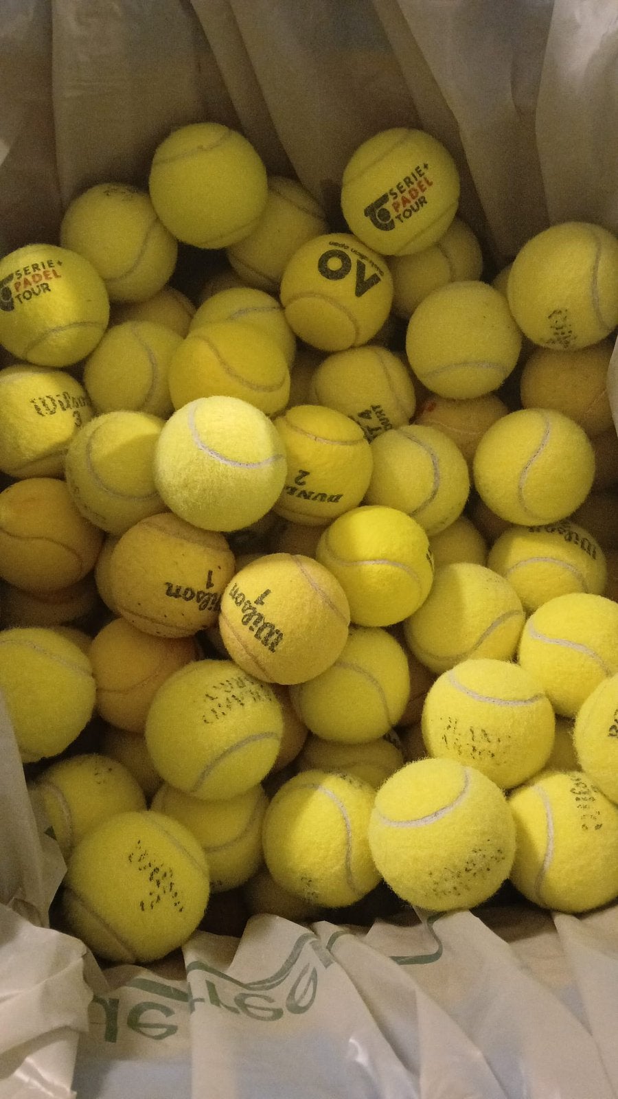 Gebruikte tennisballen, Dieren en Toebehoren, Ophalen, Gebruikt