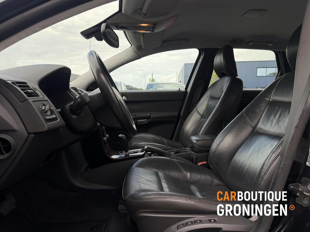 Volvo V50 2.4 Summum | AUTOMAAT | LEDER | CLIMA | APK 2-2027, Gebruikt, 700 kg, Zwart, 2435 cc