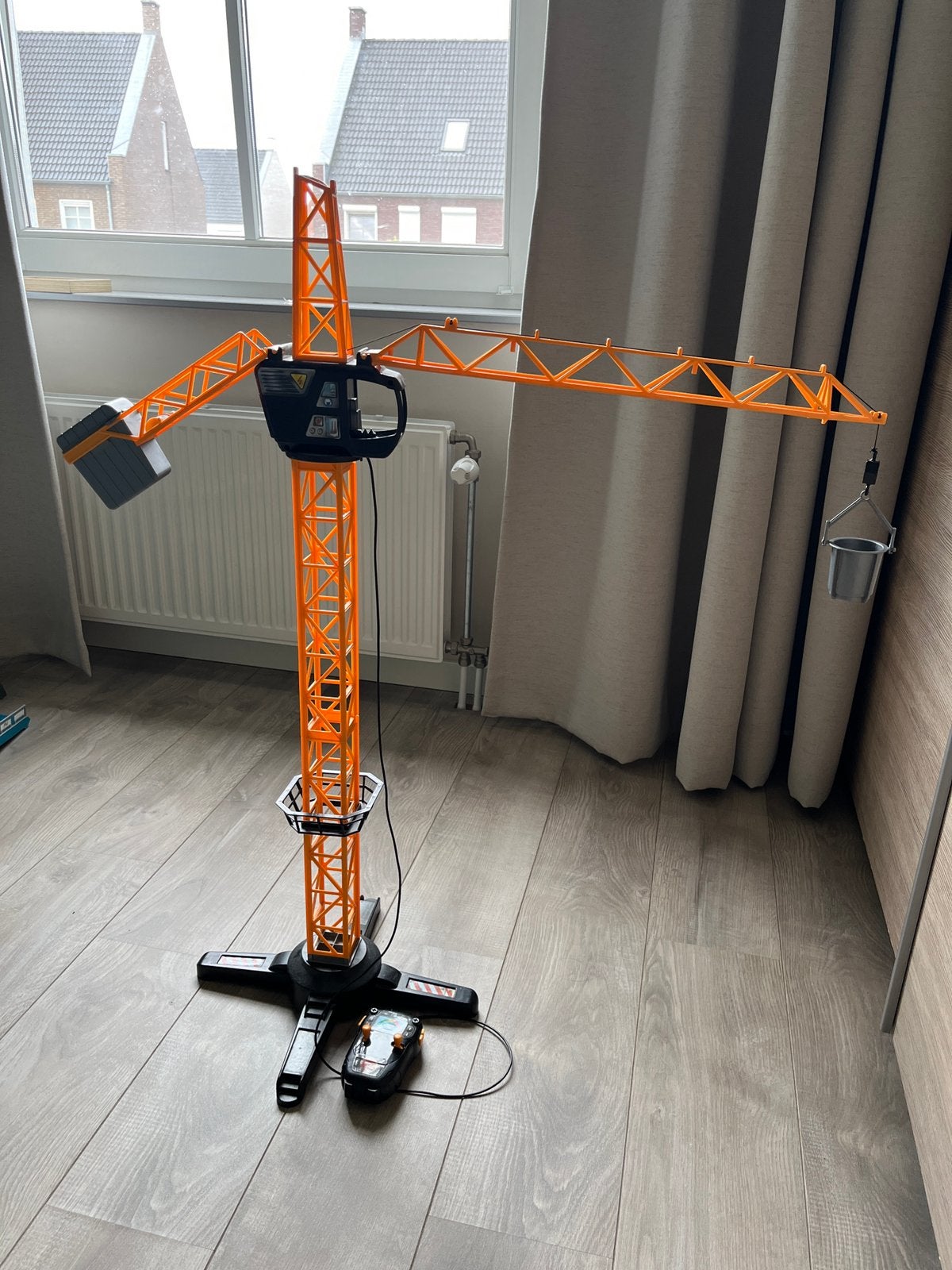 Speelgoed hijskraan, Ophalen, Gebruikt, Elektrisch