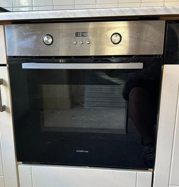 Inventum Inbouw Heteluchtoven - Zo goed als nieuw, Ophalen, Hete lucht, Inbouw, 55 tot 60 cm