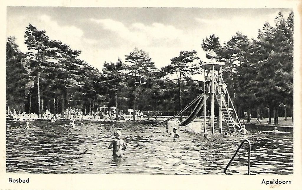 Apeldoorn- -Bosbad., Verzenden, 1960 tot 1980, Gelopen, Gelderland