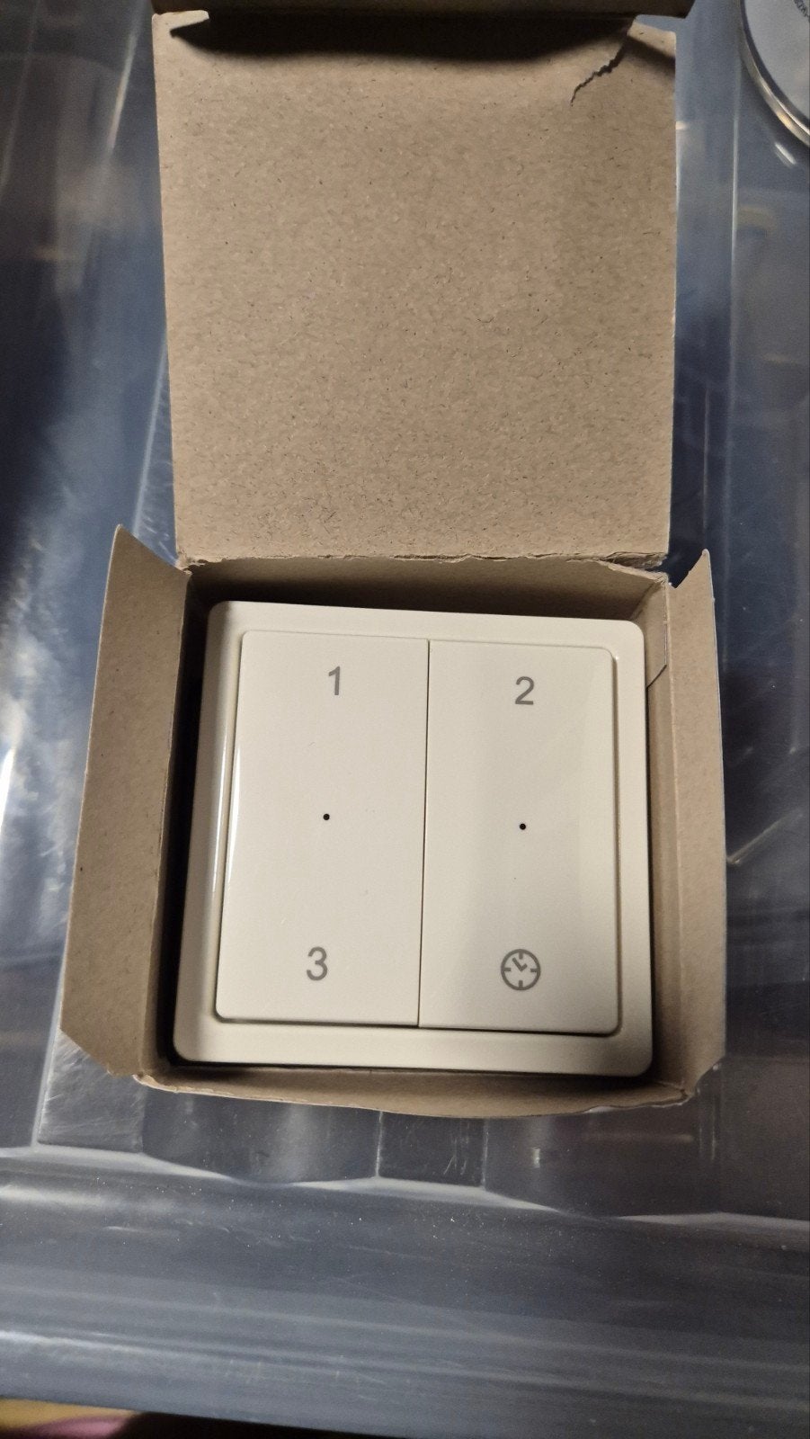 Draadloos / RFZ Zehnder Schakelaar met 3 knoppen en timerfun, Ophalen of Verzenden, Zo goed als nieuw, Overige merken, Schakelaar