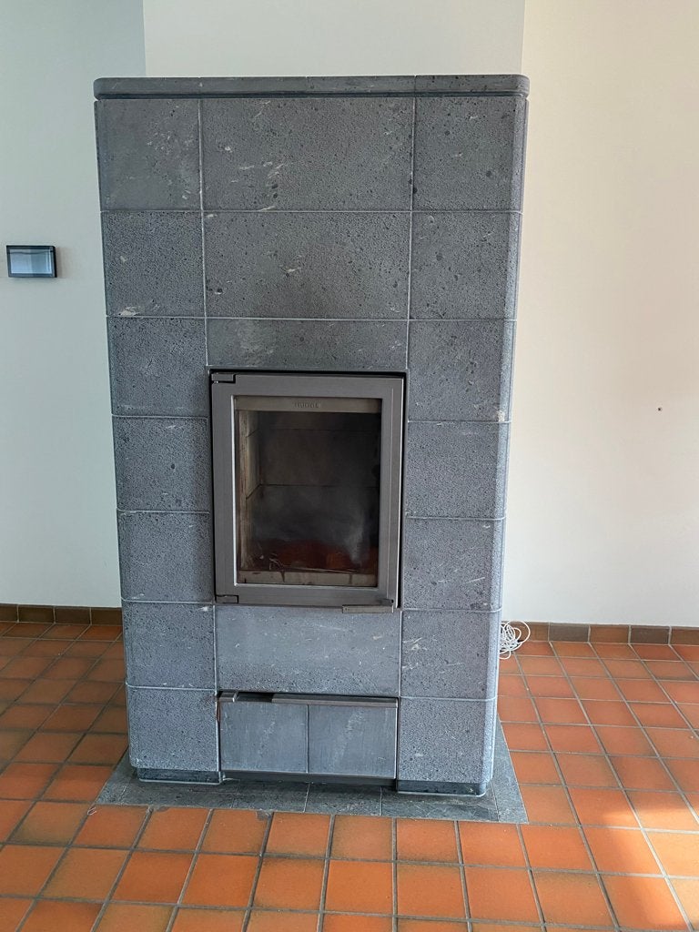 Tulikivi speksteenkachel Pahta 1700 kg, Ophalen of Verzenden, Gebruikt, Hout, Houtkachel