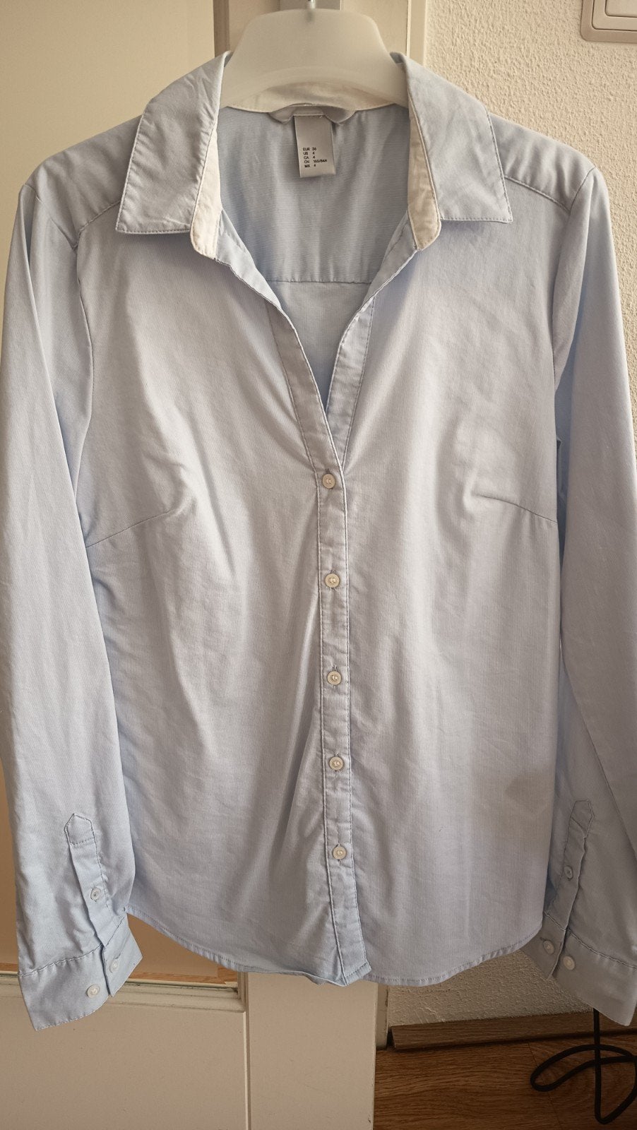 lichtblauwe blouse, H&M, Blauw, Nieuw, Ophalen of Verzenden