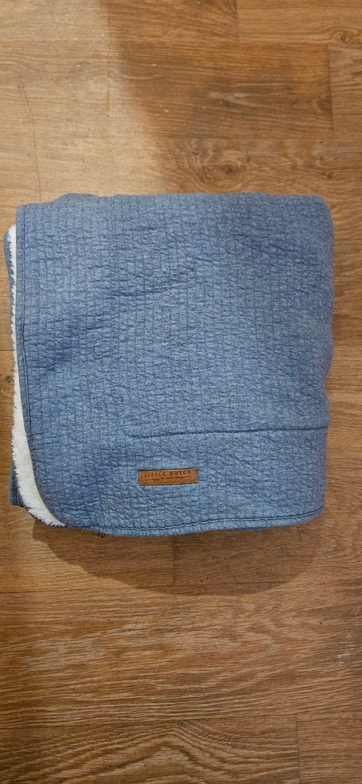 ledikant deken little dutch blauw, 140 cm, Ophalen of Verzenden, Little Dutch, Blauw