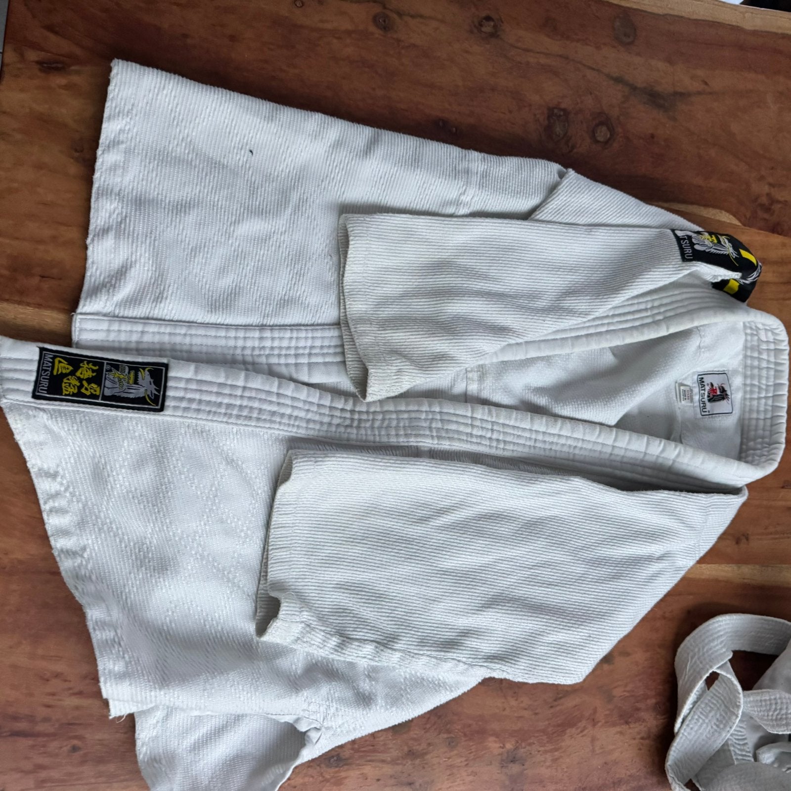 Aikido pak maat 1/140, Gebruikt, Maat XS of kleiner, Vechtsportpak, Ophalen of Verzenden