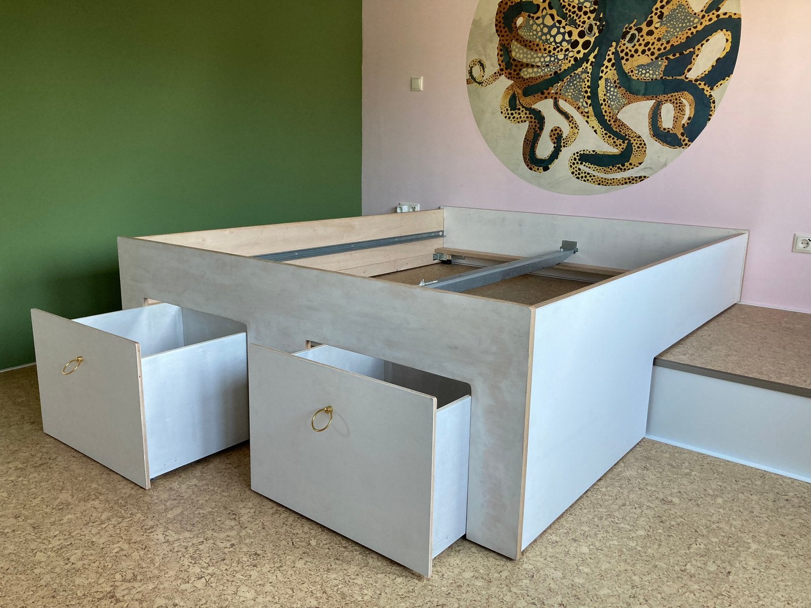 Bed op maat, Ophalen, Eigen, 210 cm, Woodwave Projects