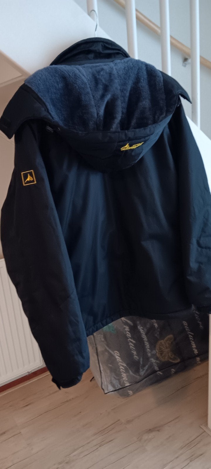 Heren jas weinig  Gedragen kl Blauw maat 3 xL, Ophalen, Zo goed als nieuw, Maat 56/58 (XL), Blauw