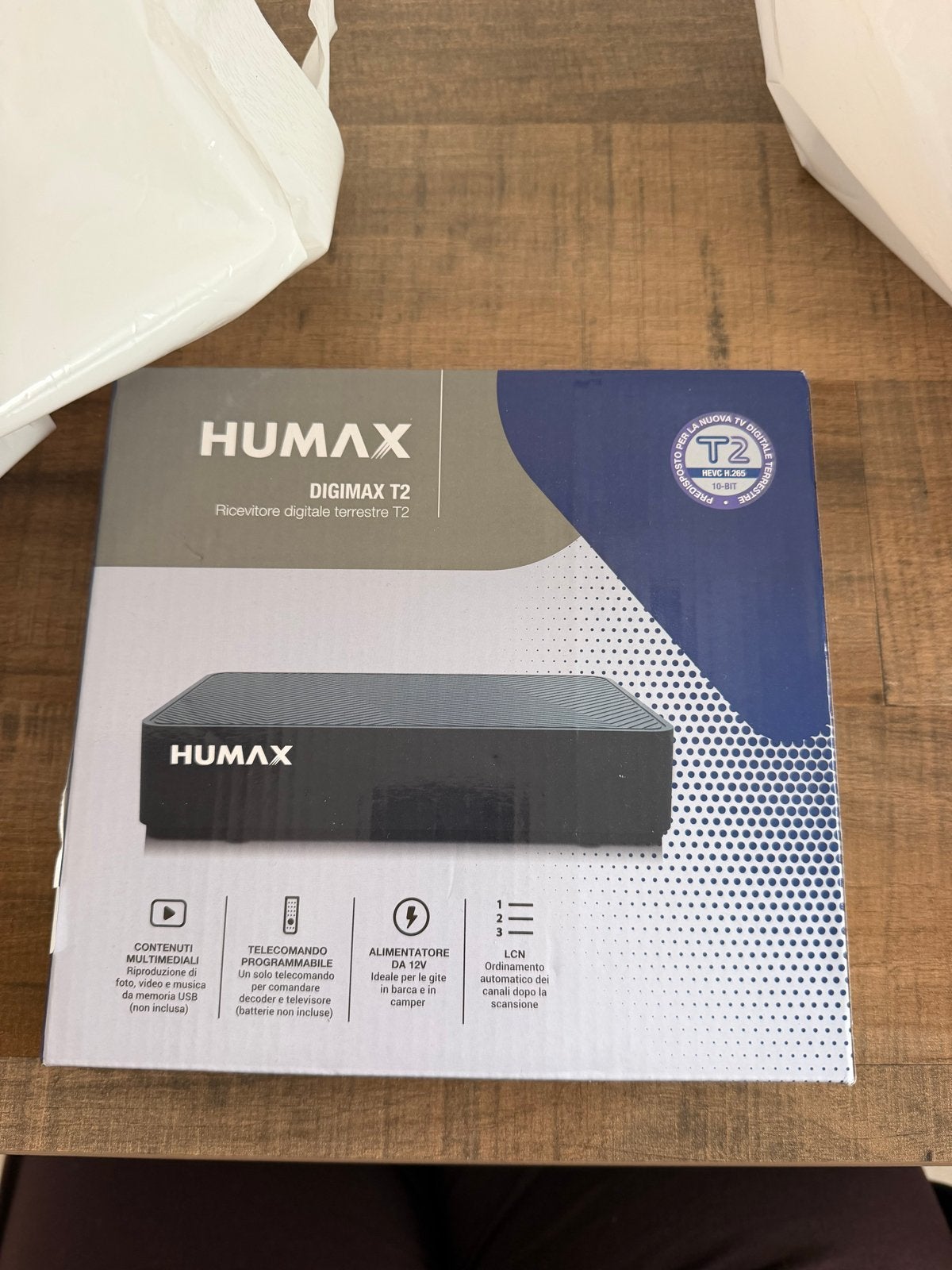 Humax Digimax T2 Digitale Terrestre Ontvanger, Ophalen of Verzenden, Nieuw, Decoder