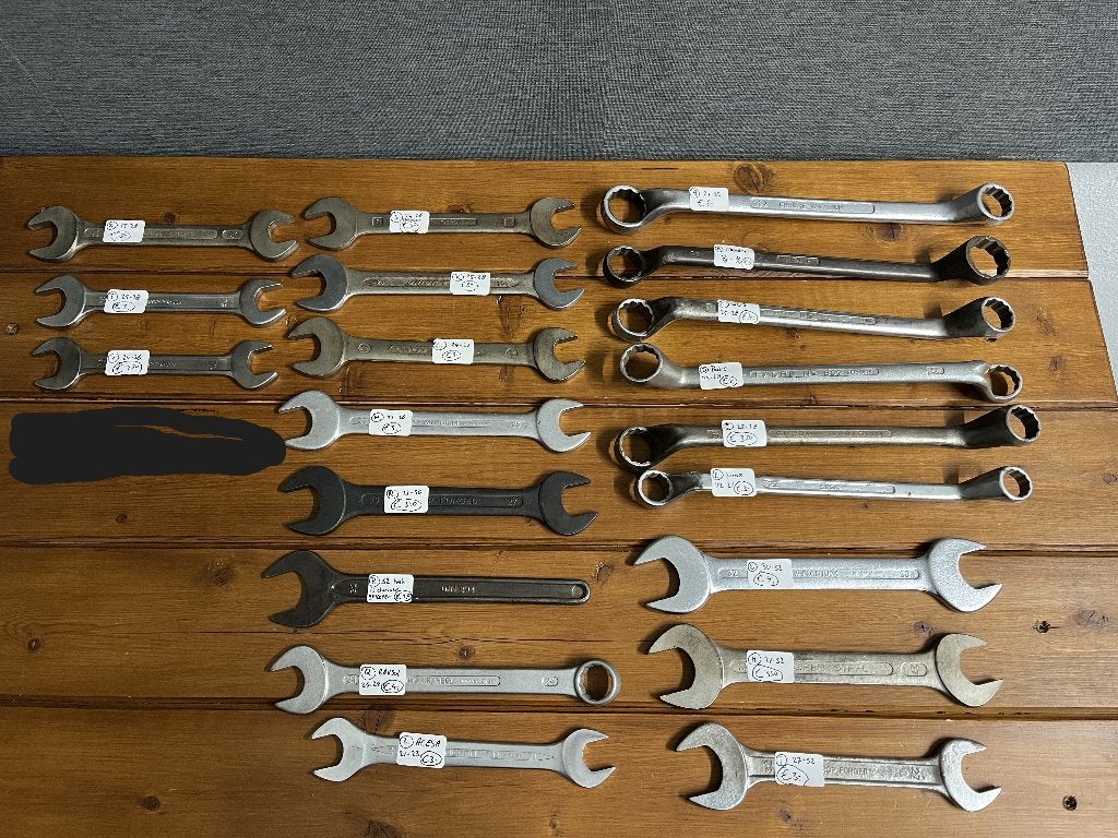Grote maten / XXXL steek steeksleutels  steek ring sleutels, Ophalen of Verzenden, Gebruikt