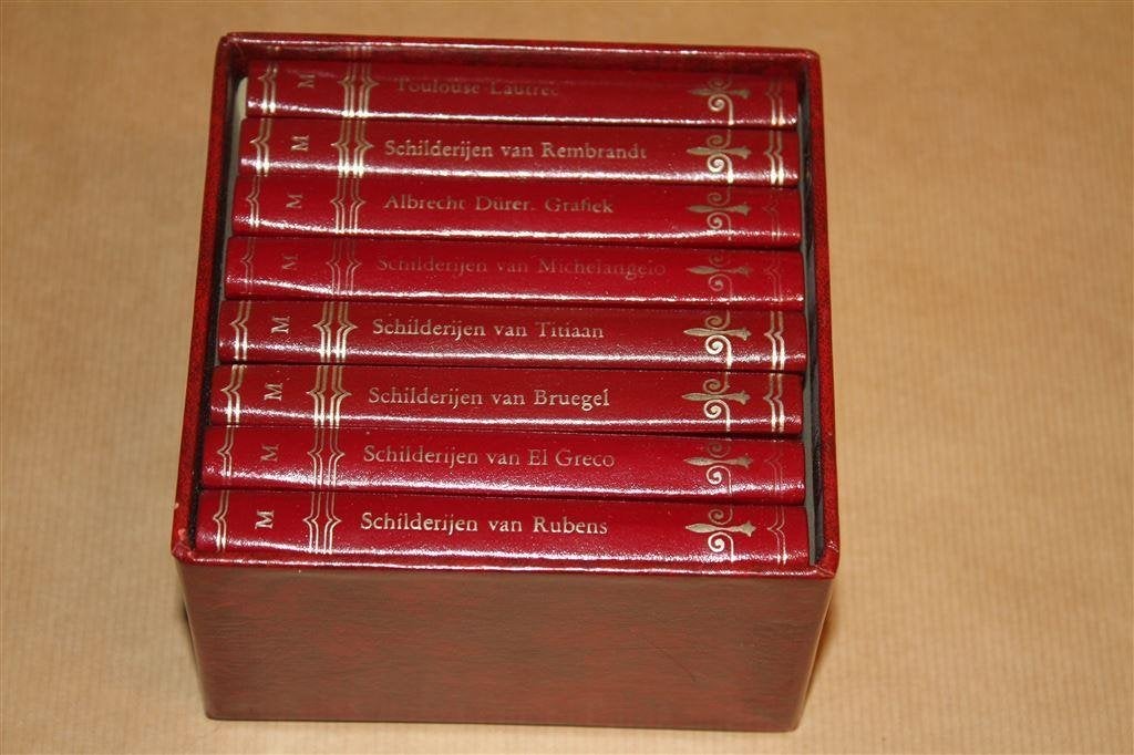 Miniade-reeks. Complete set in 8 delen. Vinci, Gogh..., Ophalen of Verzenden, Zo goed als nieuw