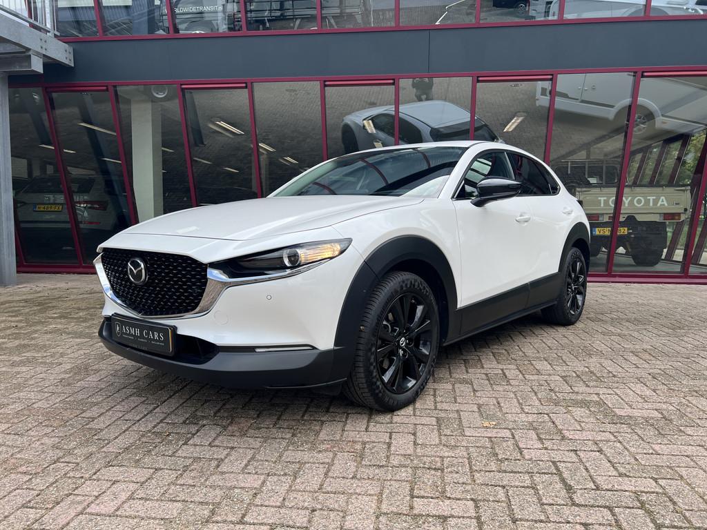 Mazda CX-30 2.0 e-SkyActiv-G M Hybrid Homura | Head-up | Tre, Auto's, Mazda, 1998 cc, Stof, Gebruikt, Zwart