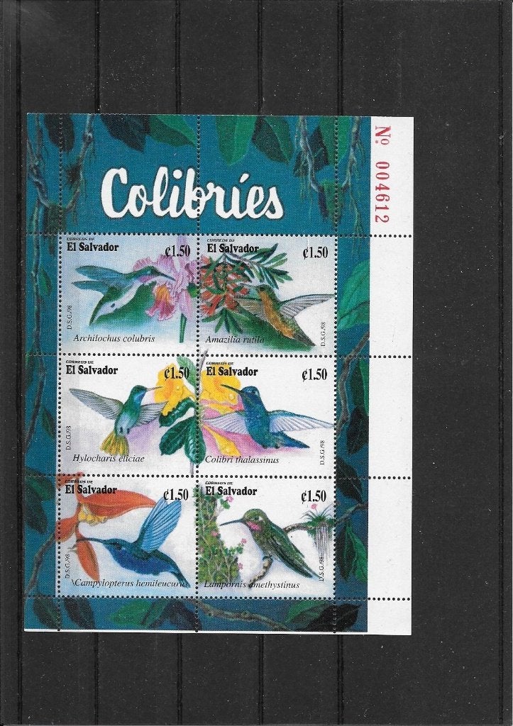 El Salvador vogels, Ophalen of Verzenden, Postfris, Midden-Amerika