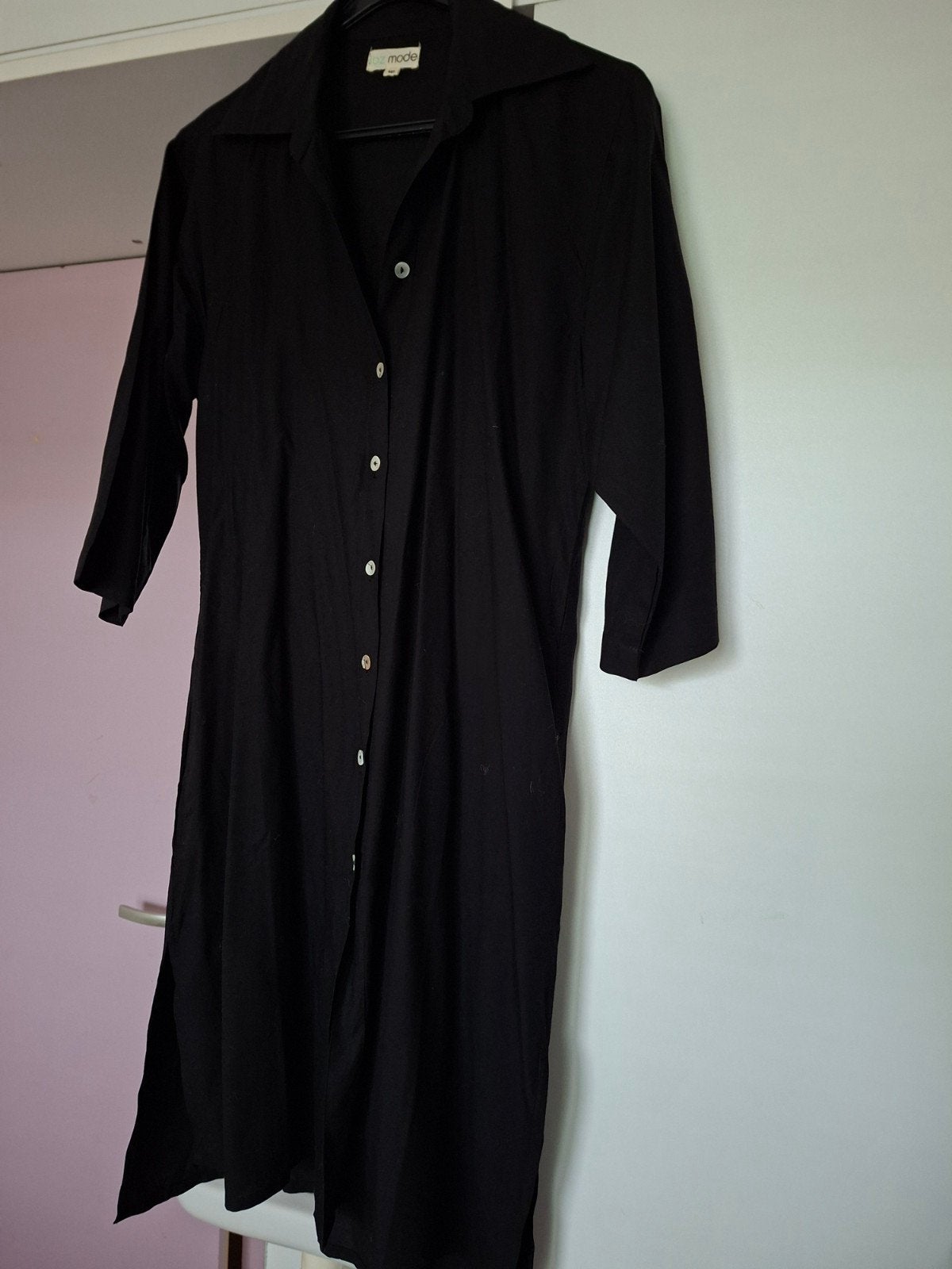 Prachtig eenvoudig zwart jurkje IBZMODE M/L, Kleding | Dames, Maat 38/40 (M), Zwart, Ophalen of Verzenden, Zo goed als nieuw