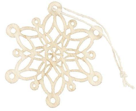 Made of Wood houten hangende ornament Ø 6,7 cm dikte 2 mm, ., Nieuw, ., Overige merken