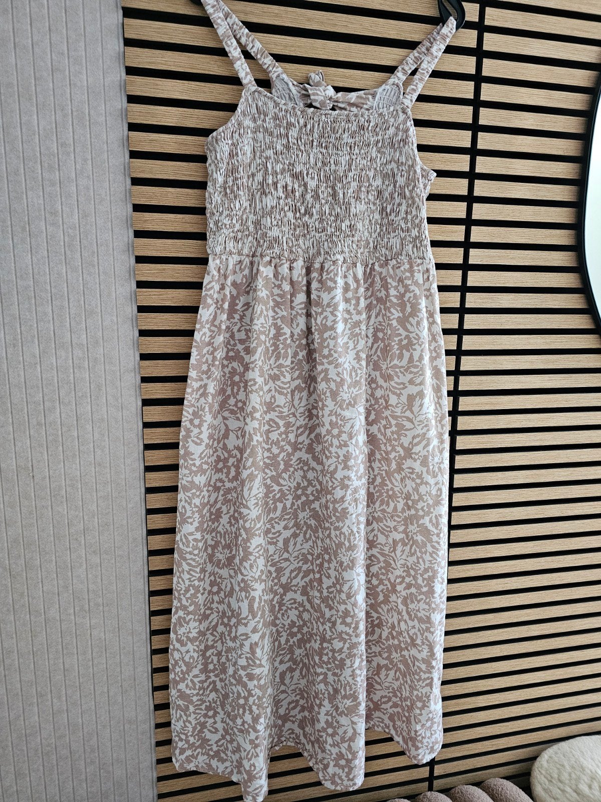 Zonnejurk MS mode wit-beige maat 52., Ophalen of Verzenden, Zo goed als nieuw, Wit, Jurk
