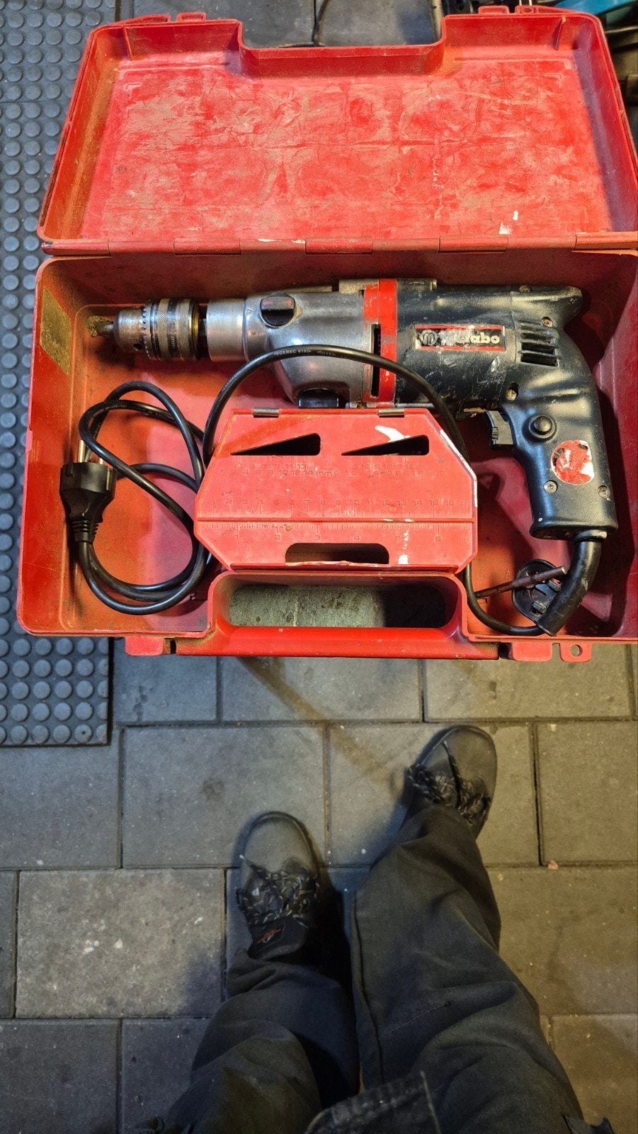 klopboormachine metabo +boren, Ophalen, Zo goed als nieuw, Boormachine