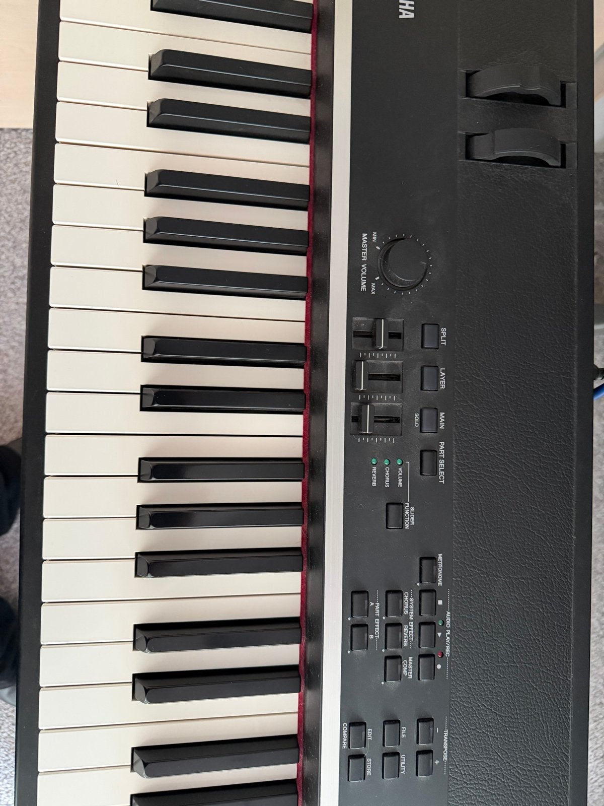 Yamaha CP4 Stage Piano - Digitaal Piano, Muziek en Instrumenten, Piano's, Zwart, Digitaal, Ophalen of Verzenden, Zo goed als nieuw