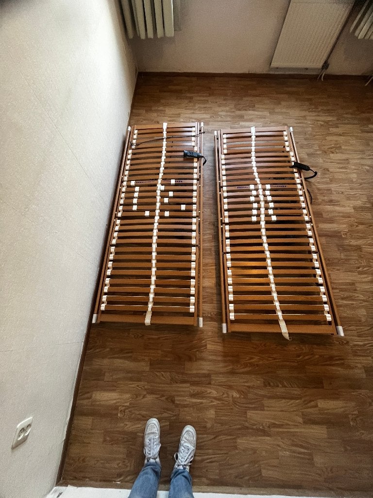 Elektrische lattenbodems, Ophalen, Gebruikt, Eenpersoons, 80 cm