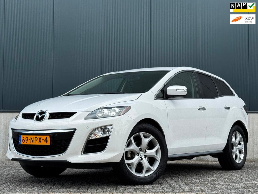 Mazda CX-7 2.3 DISI GT-L|XENON|6BAK|4X4|LEDER|STOELVERW|CAME, Auto's, Mazda, Euro 5, Gebruikt, Bedrijf, Handgeschakeld