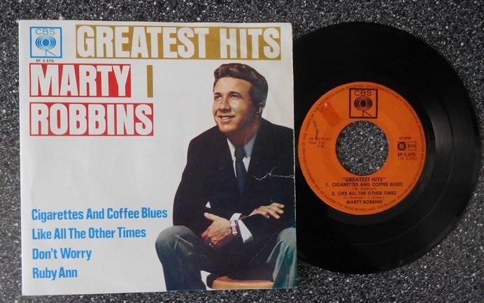 Marty Robbins - greatest hits (EP - NL 1963) (vanaf € 3,50), 7 inch, Ophalen of Verzenden, Zo goed als nieuw, EP