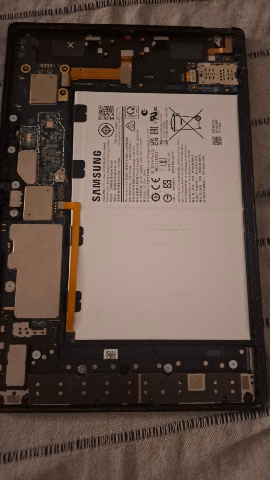 kapotte samsung tab a8 gezocht, Ophalen of Verzenden