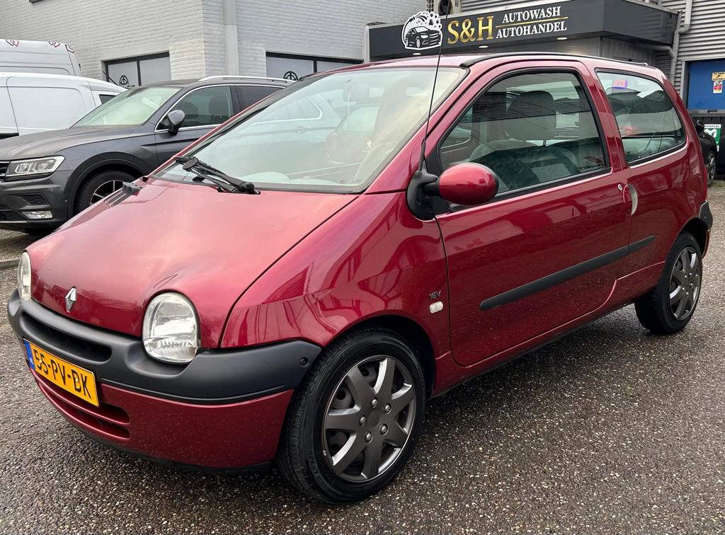 Renault Twingo 1.2 43KW Expr AUT E3 2004 Rood, Auto's, Twingo, 600 kg, 4 cilinders, Origineel Nederlands