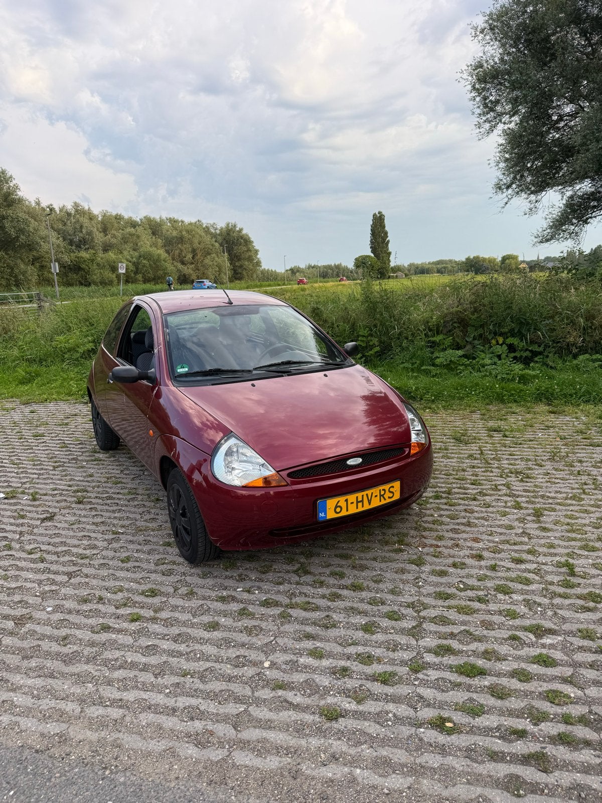 Ford Ka 1.3 I 44KW 2002 Rood, Auto's, Voorwielaandrijving, 1299 cc, 31 €/maand, 4 cilinders