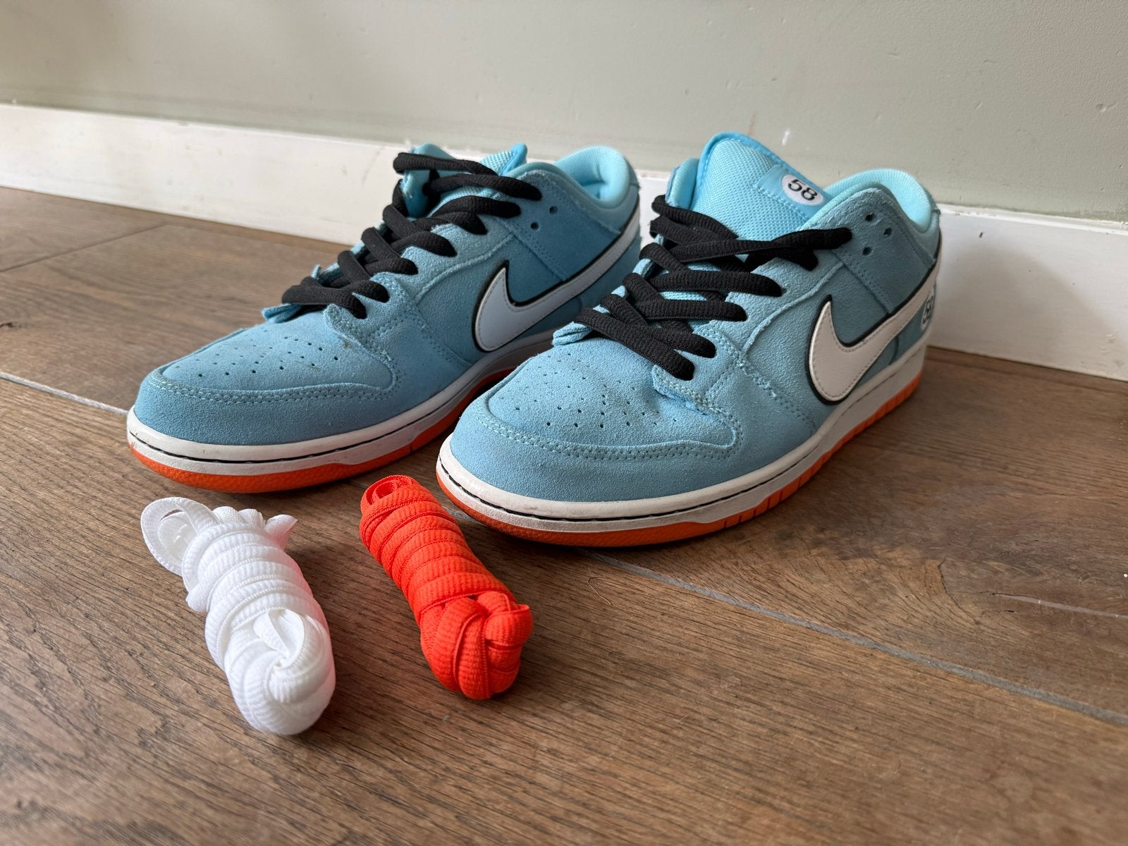 Nike SB Dunk Low Gulf Club 58 - Maat 44,5 - Zeer Zeldzaam, Ophalen of Verzenden, Zo goed als nieuw, Blauw, Sneakers of Gympen