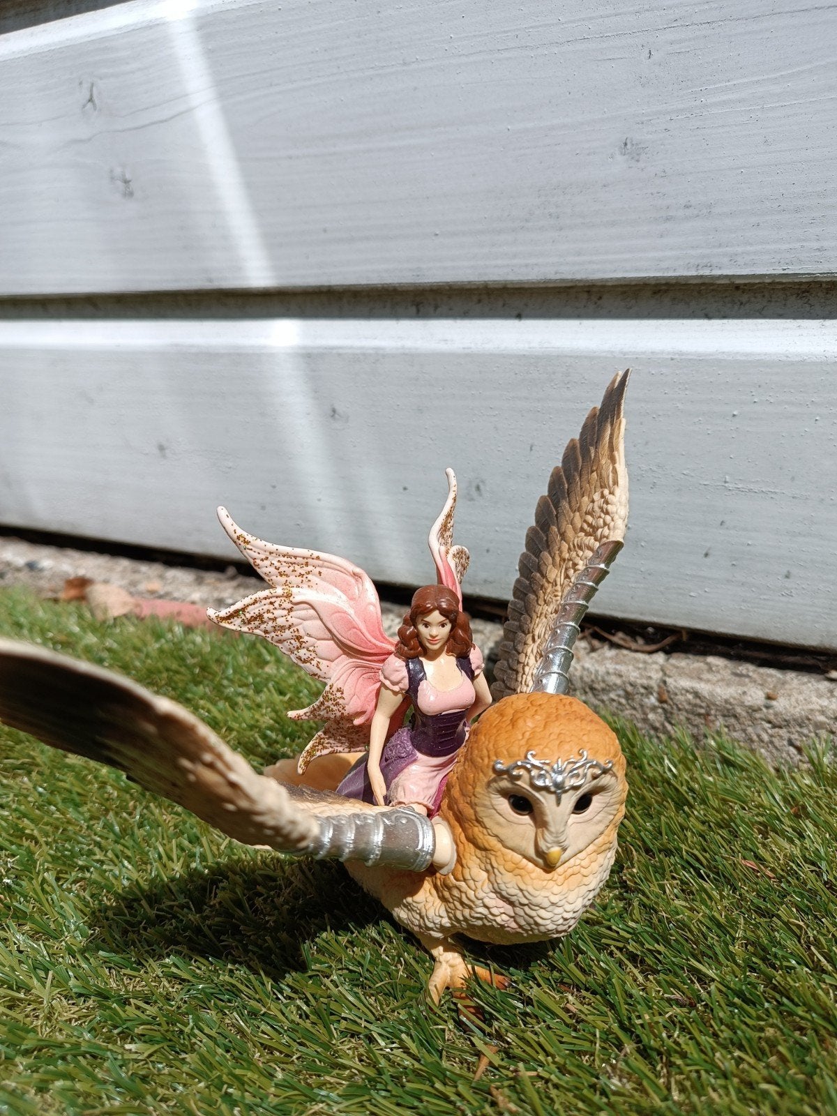 Schleich elfje op glitteruil, Ophalen of Verzenden, Zo goed als nieuw