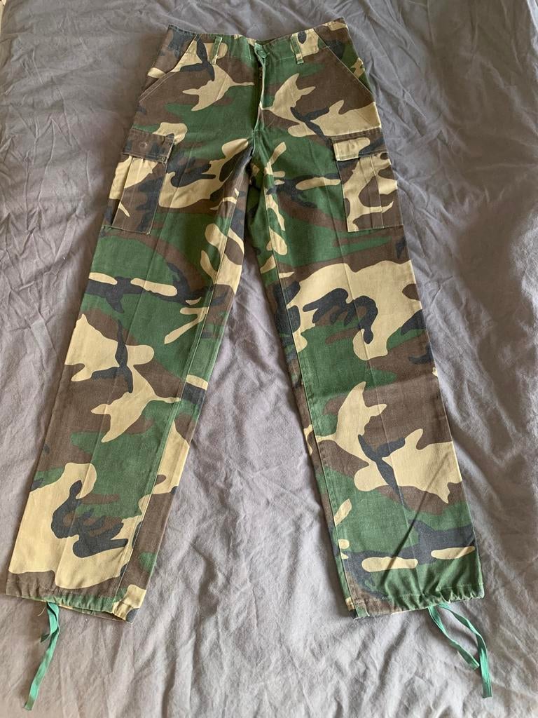Legerbroek army green navy maat S (Nieuw), Kleding | Dames, Broeken en Pantalons, Nieuw, Maat 38/40 (M), Groen, Lang, Ophalen of Verzenden