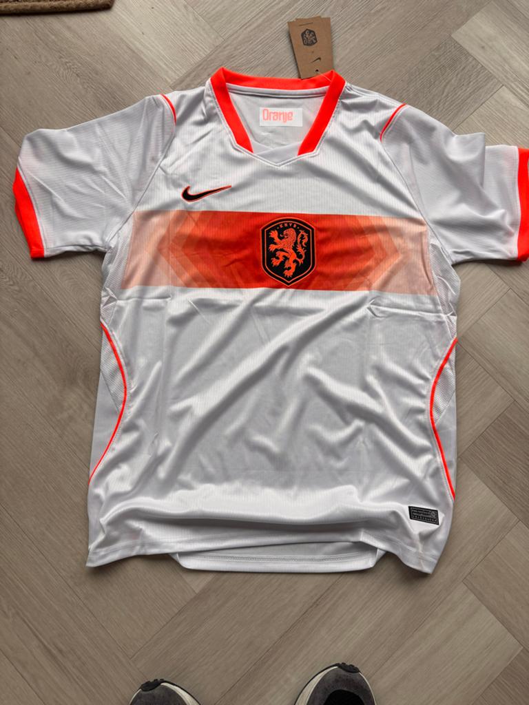 Nike Oranje KNVB Voetbalshirt Maat M, Maat 38/40 (M), Wit, Overige typen, Nieuw